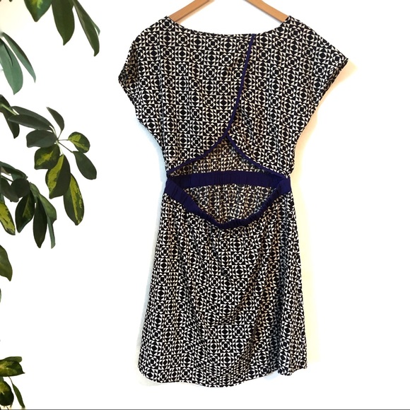 ROXY Summer black and white geometric dress - Picture 3 of 4